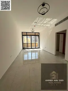 Luxury one-bedroom apartment for annual rent in Al Hamidiya - First occupancy - High-end finishes |
