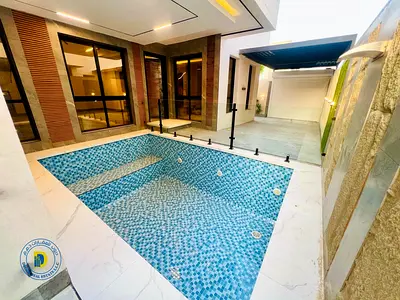 موقع فنان بالعامرة فيلا فاخرة 6 غرف ومسبح وروف شامل الكهرباء ومياه ومكيف