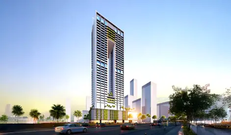 1BR Apartment | 905 Sq.Ft | Binghatti Apex | Corner Location in JVC Community | Main Road Al Khail | Luxury Living & Investment