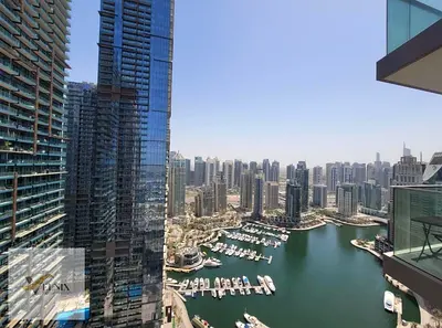 داماك هايتس - سكن فاخر في دبي مارينا - شقة مفروشة بالكامل بثلاث غرف نوم - أطول برج في دبي مارينا - ناطحة سحاب متميزة