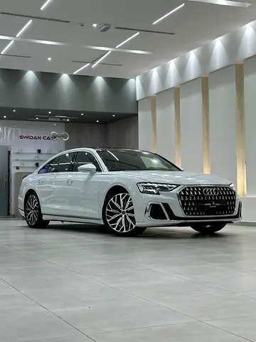 Audi A8L 60 TFSI 4.0L 8 Cylinder Twin Turbo ,2023 Model, Gcc Specification, Very Good Condition