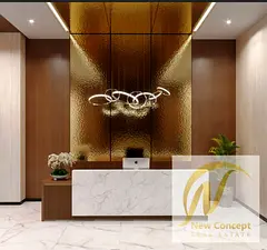 Apartment for sale under construction – direct view of the creek – Ajman Creek Tower. A modernly