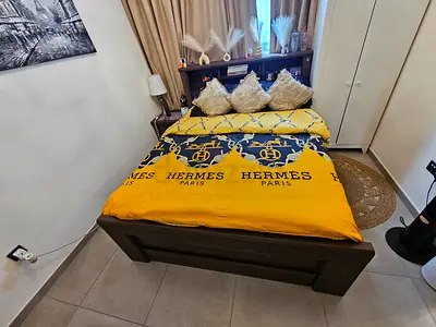 King size bed with storage home centre