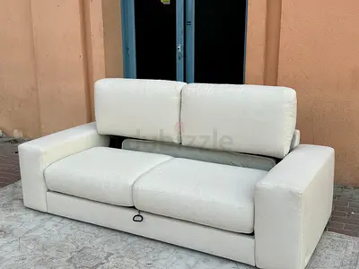 Like brand new Condition Natuzzi Italian 2 Seater SofaBed Beige