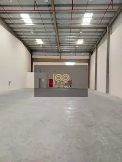 A warehouse for annual rent in the Emirate of Umm Al Quwain, in the Umm Al Thuoub area. The place is