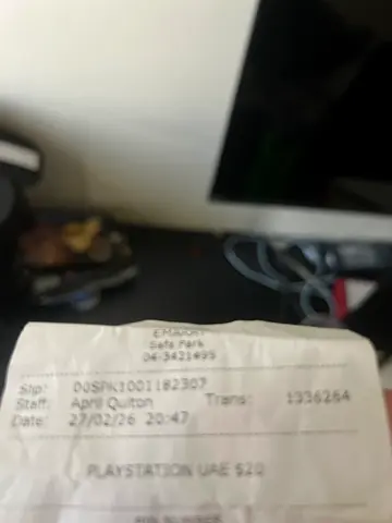 PlayStation 20$ Emarati gift card