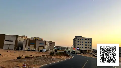 DRAWING READY ON STREET 6727 SQFT INDUSTRIAL PLOT JURF INDUSTRIAL AREA 2 AJMAN