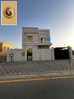 A distinctive villa in Al Yasmin area – elegant design with an outdoor seating area and waterfalls