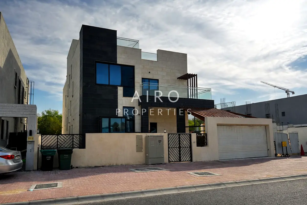 Brand New Park-Facing 5BR Villa | Private Pool & Elevator | JVC