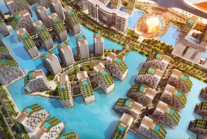 شقة بغرفة نوم واحدة | عزيزي فينيسيا 10 | إطلالات متعددة على المياه