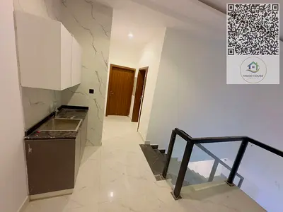 Annual villa for rent – Ajman / Al Helio First occupant, brand new 5 bedrooms – 7 bathrooms Majlis + living hall + maid’s room Rent: AED 120,000 per