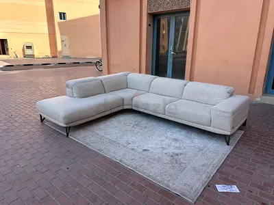 Almost like new condition Natuzzi L shape sofa
