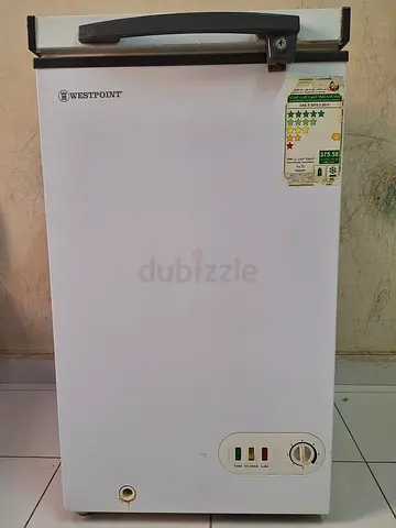 Used Refrigerator Westpoint 95L Net Capacity Single Door Chest Freezer White WBEQ-160L