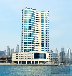 Fitted Office | DAMAC Business Tower | Pool &amp; Canal View
