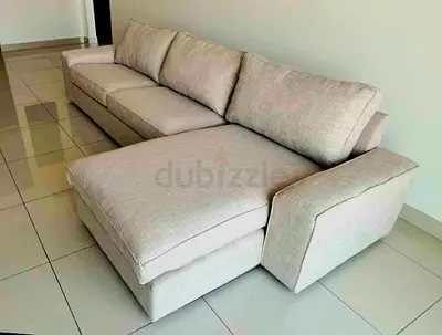 IKEA Kivik L Shape Sofa Beige