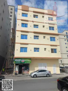 For sale in Ajman, Al Jurf 2 building, opposite the Radisson Blu Hotel, residential/commercial + 4 f