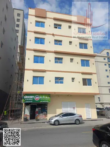 للبيع بعجمان بنايه بالجرف2 امام دائرة الاراضي والاملاك وفندق راديسون بلو سكني تجاريG + 4   مؤجرة حاليا عقد استثماري شقق فندقيه مفروشه750K مطلوب 9M