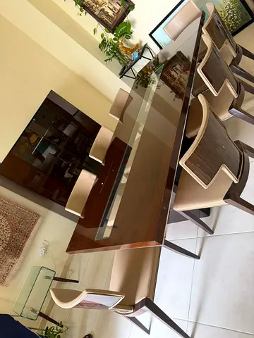 Italian high quality alf Daning table with chairs