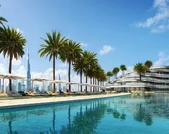 Spacious 4BR | Magnificent Artificial beach &amp; Road View | Best Price Ever | Prime Business Bay