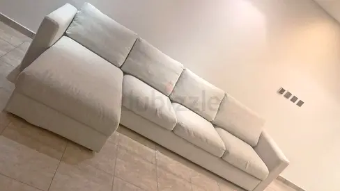 IKEA vimle L Shape Sofa Beige Good Condition