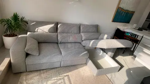 IKEA Esklstuna Sofa Bed Gray Good condition