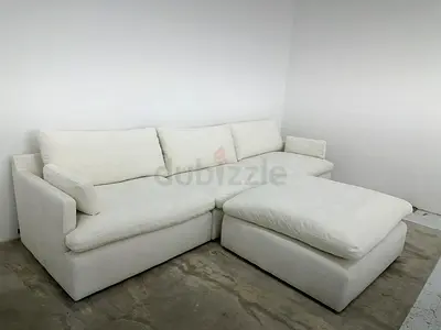 Like new condition feather filled modular sofa