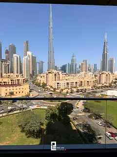 Burj Khalifa View | 2BR Apartment | Large Balcony | Vacant on End of March