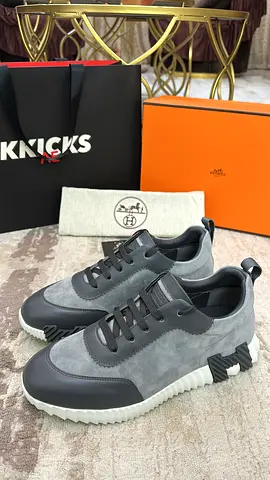 Hermes Bouncing Sneakers ‘Grey Suede’