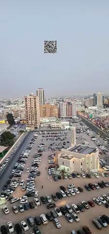 For sale in Ajman, an apartment in Al Nuaimiya Towers, Tower One. Area: 980 sq ft - Open view overlooking Kuwait Street.