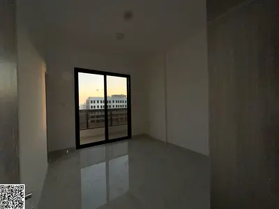 One bedroom and living room, two bathrooms with built-in wardrobes, in Al-Aliya, first occupancy, large area