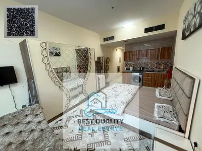 Furnished Studio for Monthly Rent – Ajman Al Rawda – Sheikh Ammar Street