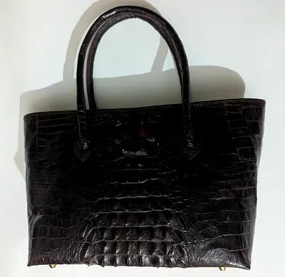 Genuine ladies crocodile handbag