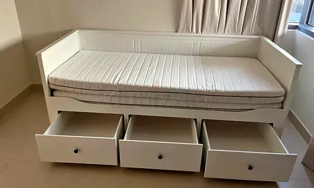 Ikea Day bed with two mettreses available in perfect condition
