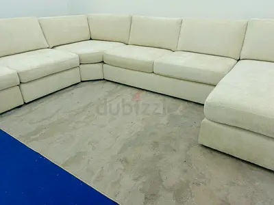 Home center beige color Ushape sofa for sale