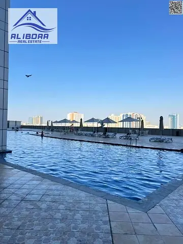 📍 عجمان – كورنيش ريزيدنس 📍   شقة غرفة وصالة للبيع كاش في أبراج كورنيش ريزيدنس مع إطلالة كاملة على البحر 🌊✨