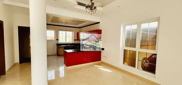 available Away from Fly Zone Private Entrance 4 Bedroom Villa /All Master/shared Swimming Pool /Maid Room/Laundry Room/Store Room/ for rent in Mirdif/