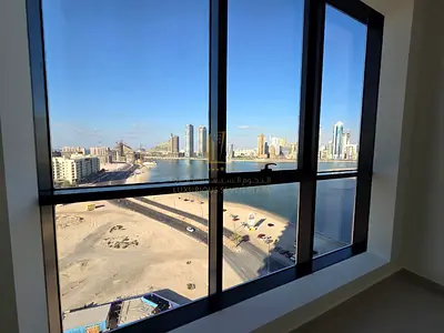 للبيع شقة 3 غرف شقة مميزة بإطلالة بحرية كاملة في برج شرفات، مع مساحة واسعة ومواصفات ممتازة.