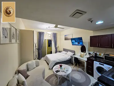 Furnished Studio for Monthly Rent - Kindergarten 3 (Ajman) | Dar Al Aman 🏠 Unit Specifications: - A sophisticated hotel furnished furnished studio