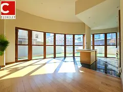 Curved Floor-to-Ceiling Windows | Garden | Parking