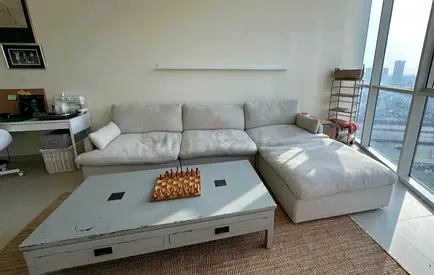 Home centre swin beige modular sofa