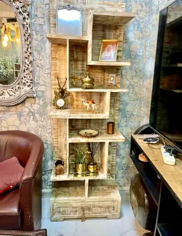 Marina mango wood bookcase