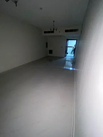 For rent first tenant 2 bedroom apartment in Al Taawun with park view, 3 bathrooms, balcony, free parking and maintenance by landlord.