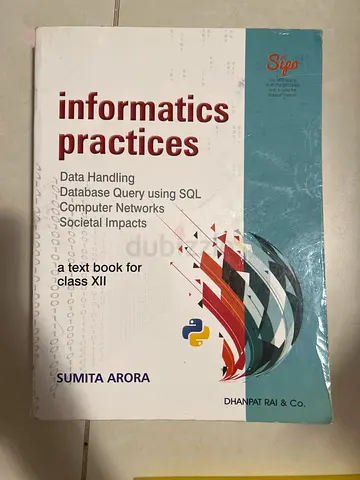 Informatics Practices for Class XII, class 12 cbse sumita aurora book ip