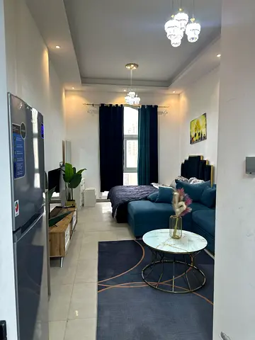 Furnished studio apartment for monthly rent in Ajman, Al Rashidiya 1