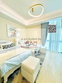 Investment opportunity in Creek Tower Ajman – 1BR with sea view and a special price