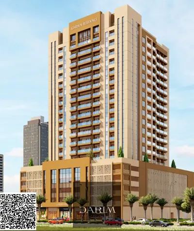 🏡 شقة جديدة كلياً بغرفة نوم واحدة للإيجار | جاردن ريزيدنسز - عجمان | 40,000 درهم إماراتي، 4 دفعات