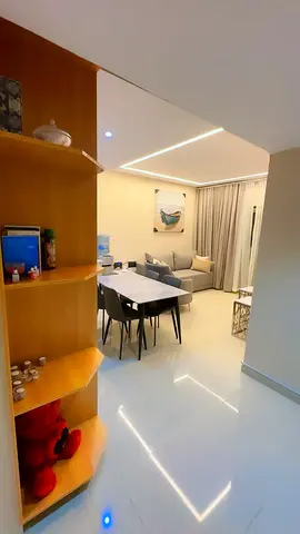 3 furnished bedrooms and a living room in Al Majaz Tower, second occupancy, maid's room, parking, gym and swimming pool, free maintenance, payment fac