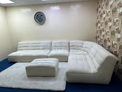 Marina home beige color modular sofa