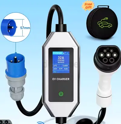 7 KW EV Charger with Digital Display
