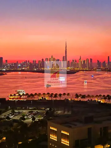 Burj Khalifa & Water View | lowest price3.95M | Vacant on Transfer